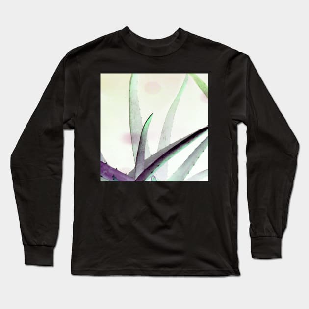 Aloe Vera Long Sleeve T-Shirt by Artskratch